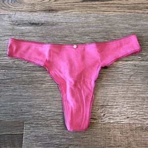 NWT Rose Decor Thong Panties Underwear Large